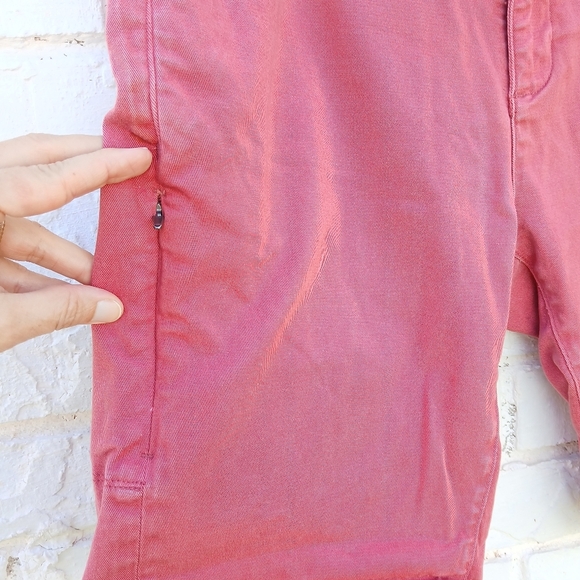DU/ER Shorts Slim Fit Red Pink Size 29 - Picture 4 of 11